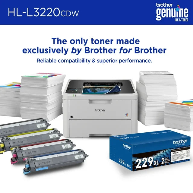 Brother HL-L3220CDW Wireless Compact Digital Color Printer