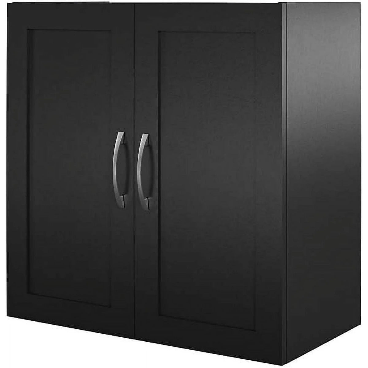 Systembuild Evolution Lory Framed 24" Wall Cabinet In Black