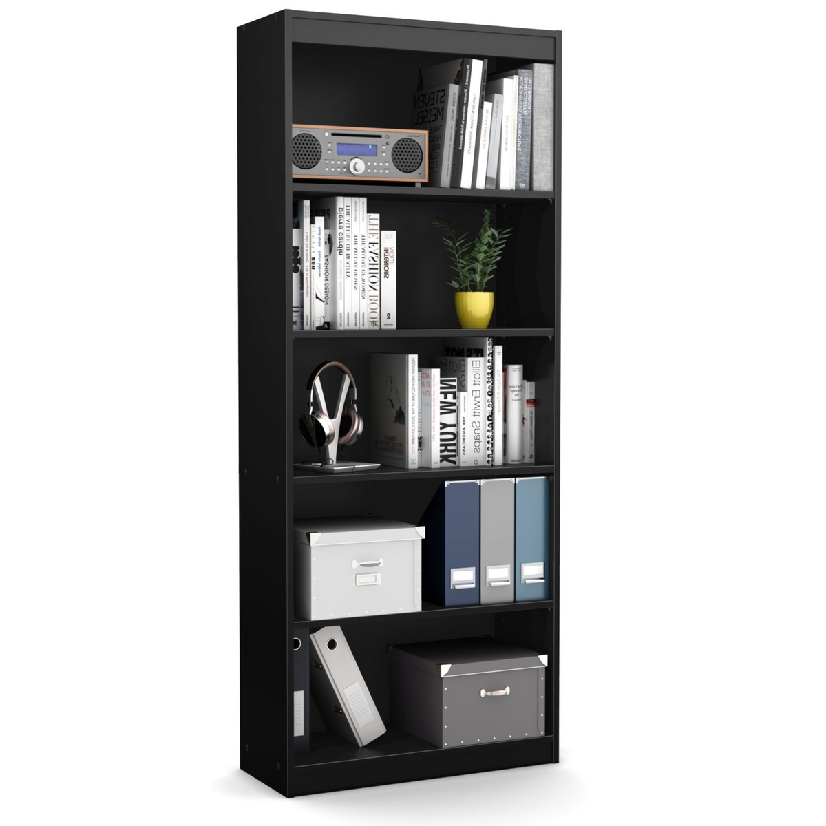 South Shore Smart Basics 5-Shelf 68 3/4" Bookcase