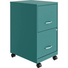 Lorell SOHO F/F Locking Drawers Mobile File Cabinet Letter