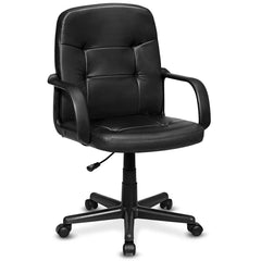 Costway Ergonomic Mid-Back Executive Office Chair Swivel Computer Desk Task Chair New