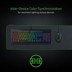 Razer Goliathus Extended Chroma Gaming Mousepad: Customizable Chroma RGB Lighting - Soft, Cloth Material - Balanced Control & Speed - Non-Slip Rubber Base - Classic Black