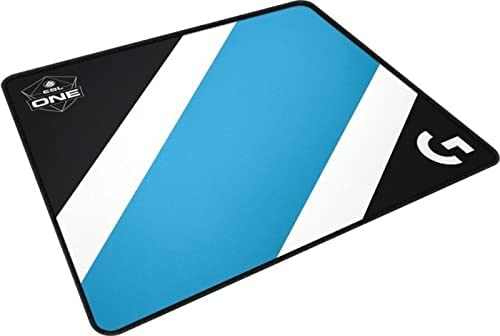 Logitech Mouse Pad G640 - Large Cloth Gaming Mousepad, 460x400 mm - ESL Edition - Black/White/Blue