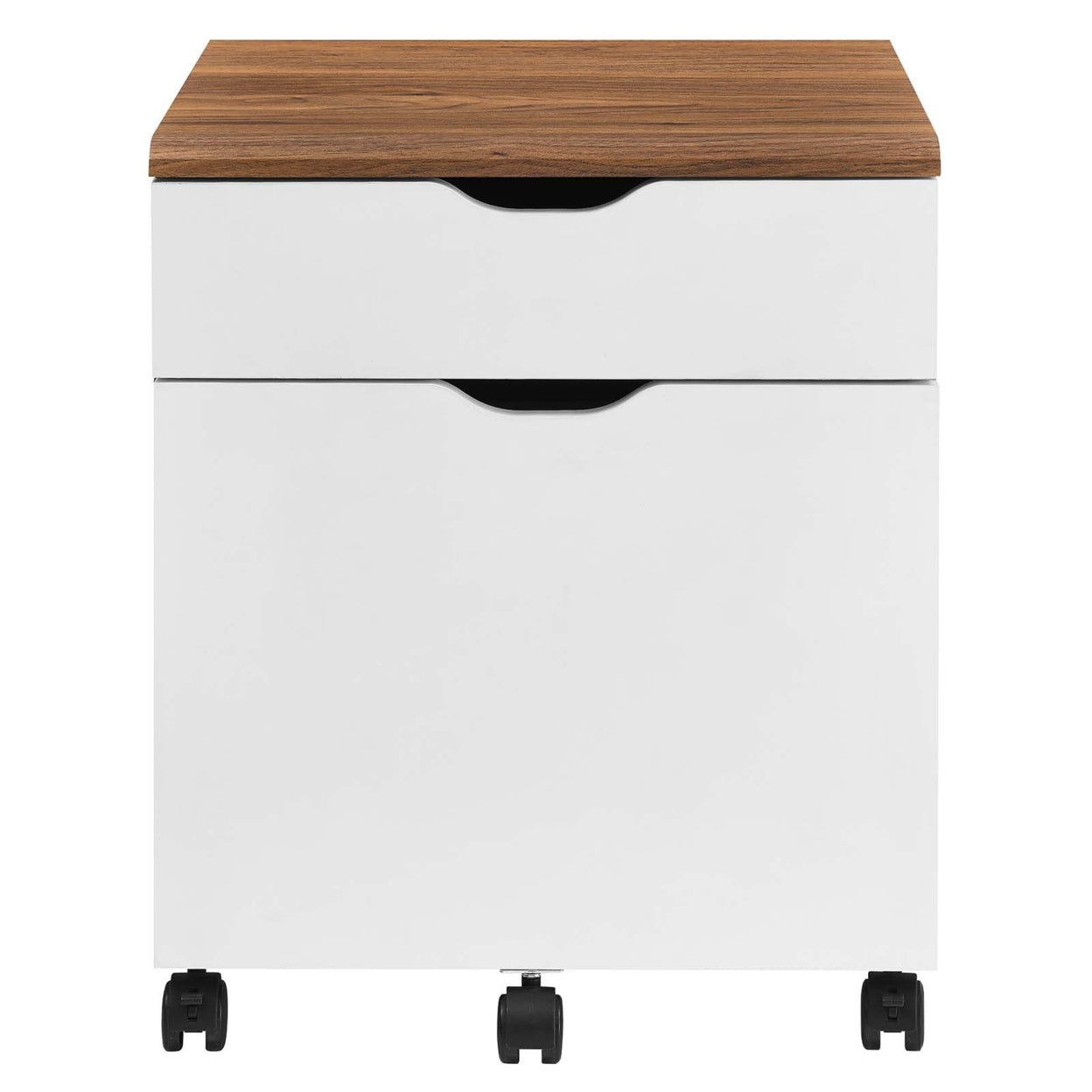 Envision Wood File Cabinet-EEI-5706-WAL-WHI