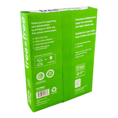 Tree Free Copy Paper, 20 LB, 8.5" x 11", 92 Bright, 100% Tree Free Carbon Neutral Acid Free (500/Ream)