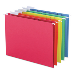 Smead 1/5 Cut Colored Hanging Folders