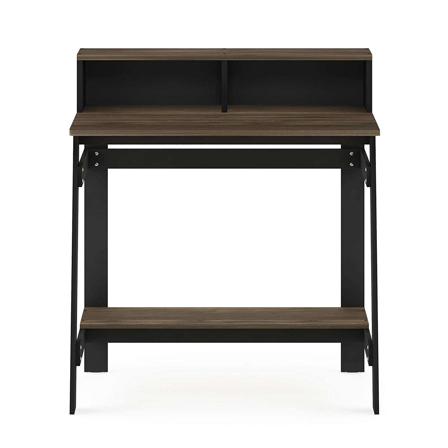 Furinno Simplistic A Frame Computer Desk, Columbia Walnut