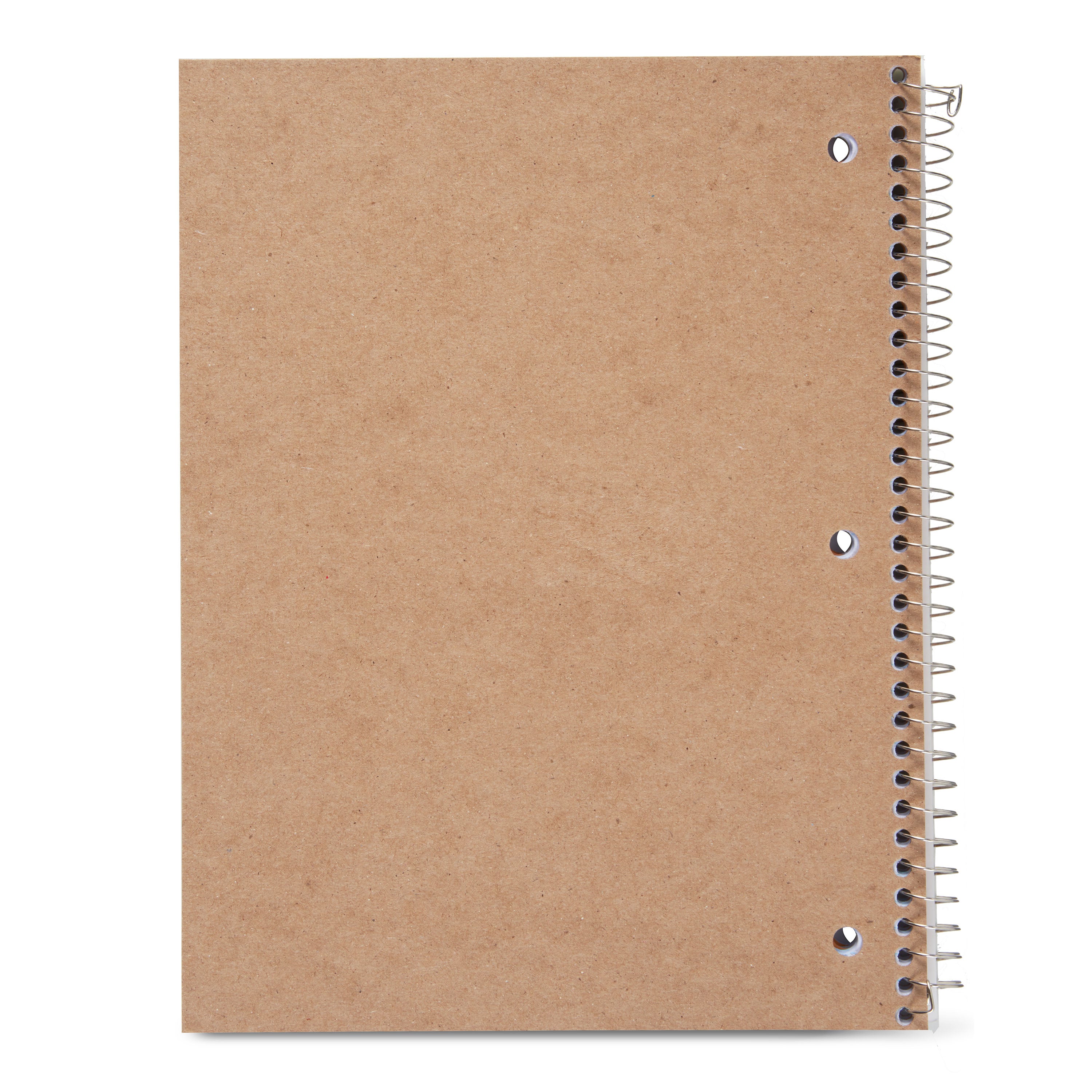 Pen+Gear Wide Ruled 3-Subject Spiral Notebook, Yellow, 10.5" x 8", 120 Pages