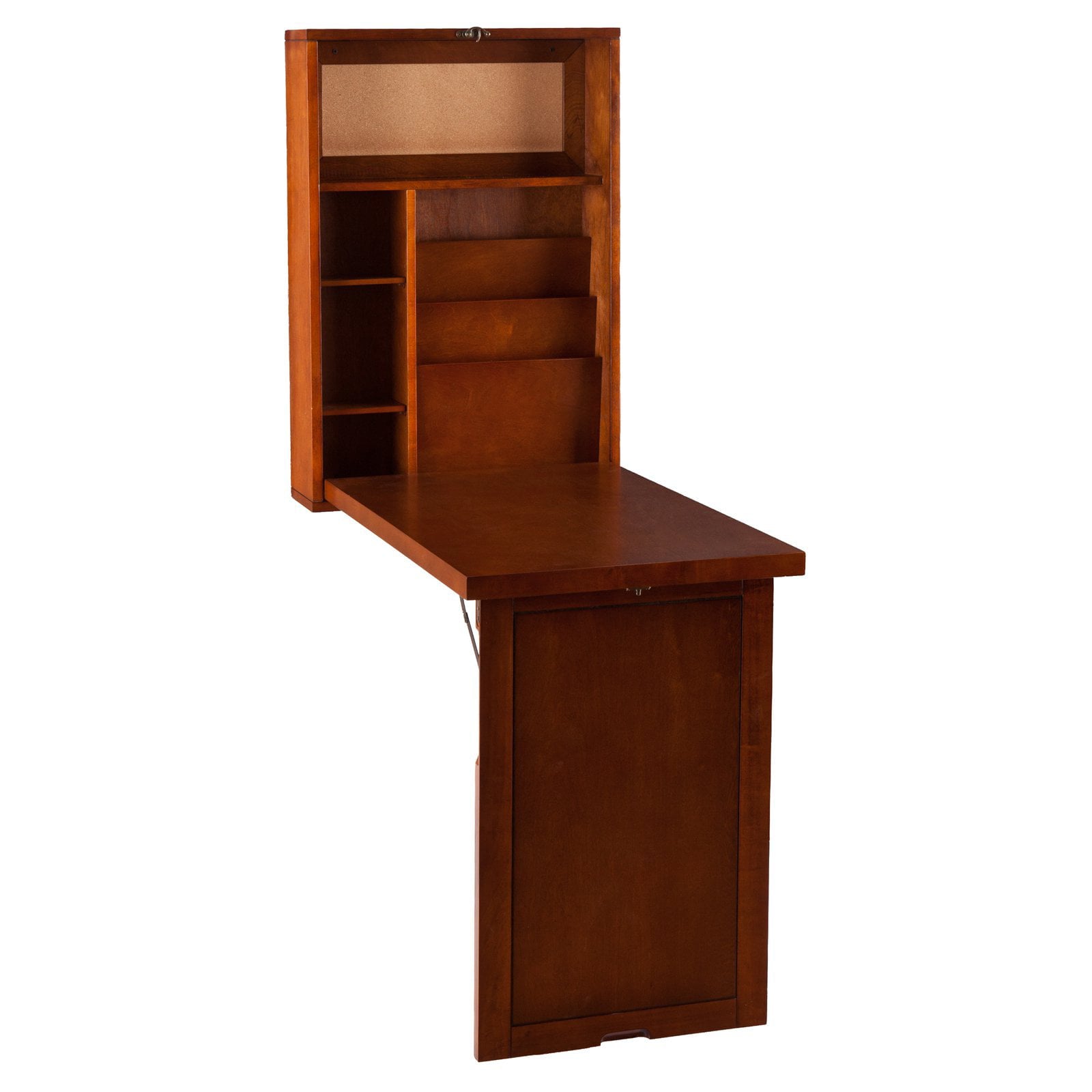 Southern Enterprises Wall Mounted Convertible Writing Desk - Walnut