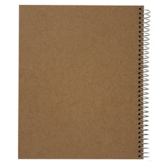 120 Count 3 Subject Pink Exceed Notebook, 10.5" x 8.5", Wide Ruled