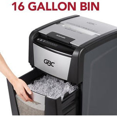 GBC AutoFeed+Office Shredder,300X,Cross-Cut,300 Sheets