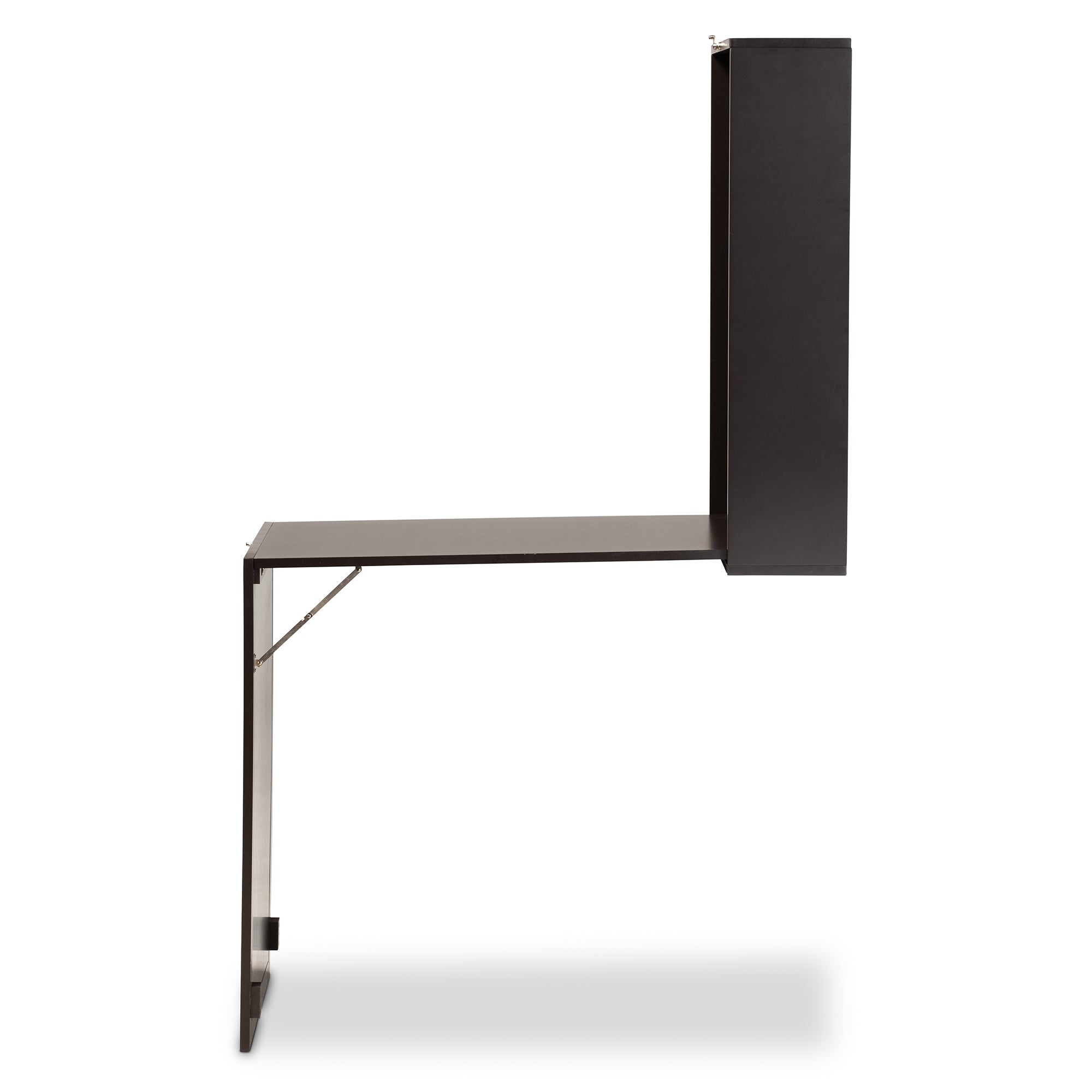 Baxton Studio Millard Modern and Contemporary, Wall-Mounted Folding Desk