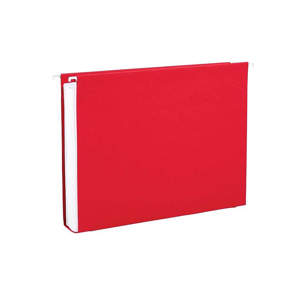 Staples Hanging File Folders 5-Tab 2" Expansion Letter Sz Asst Colors 25/BX 884239