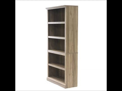 Sauder Select 5 - Shelf Bookcase, Salt Oak Finish